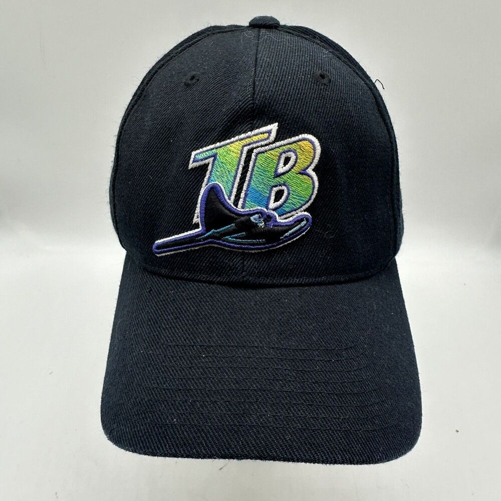 Tampa Bay Devil Rays Snapback The G Cap Hat OSFA MLB 90s Adjustable Black